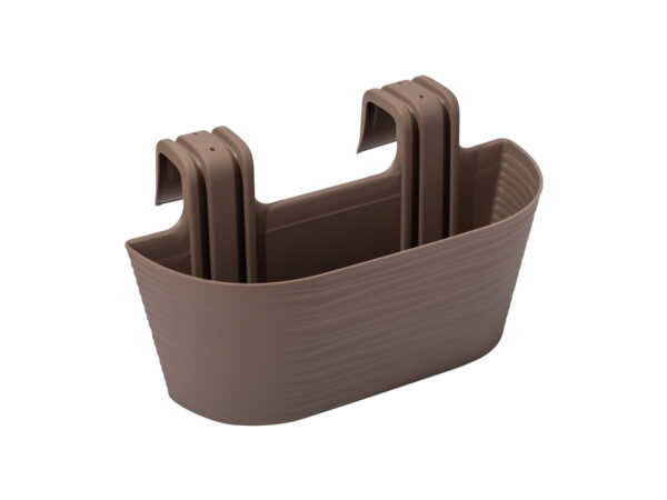 Flower planter SAHARA 45cm MOKA