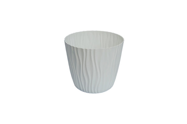Flower pot SAHARA 24cm bela