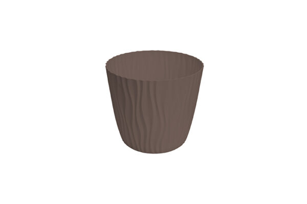Flower pot SAHARA 18cm moka