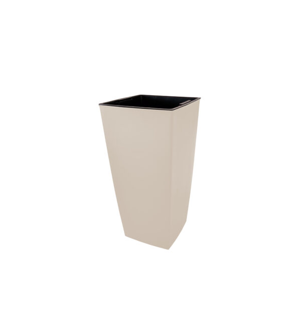 Flower pot FINESA ELEGANCE 25x25xh46,5 bež