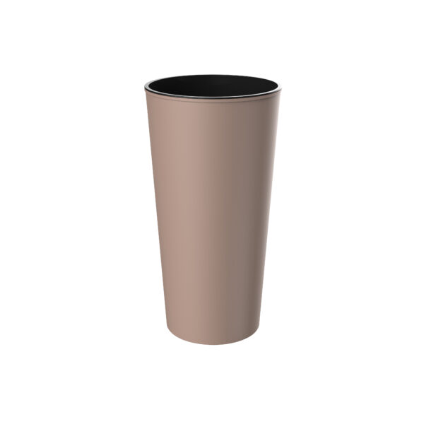 Flower pot FINESA ELEGANCE ROUND 30X57cm moka