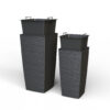 Flower pot FINESA 36x36xh70 antracit - Image 3