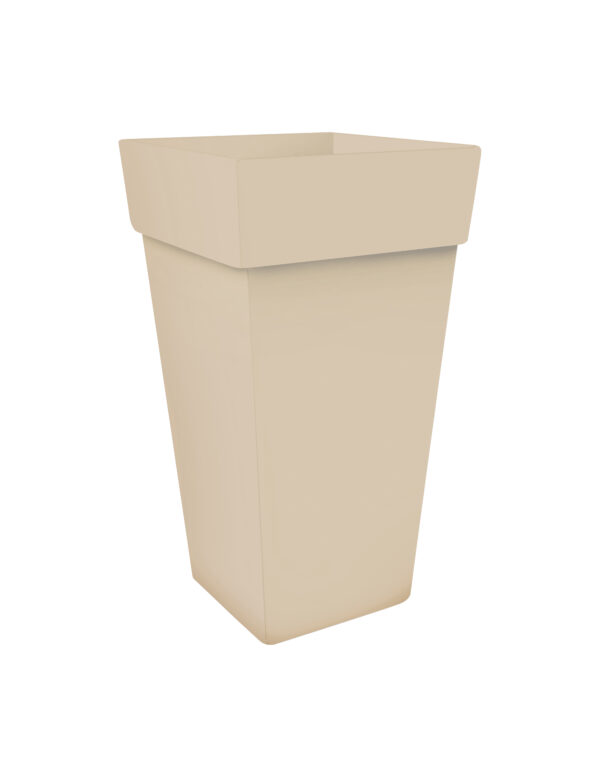 Flower pot MELROSE SQUARE 40x40x50h bež