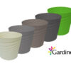 Flower pot SWING 40cm moka - Image 2