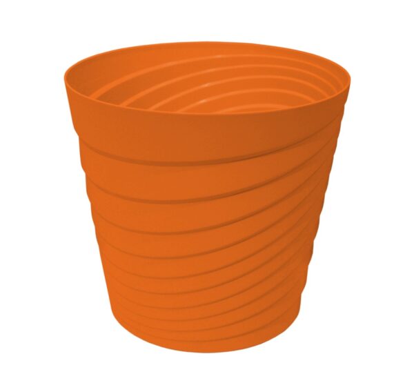 Flower pot SWING 22cm orange